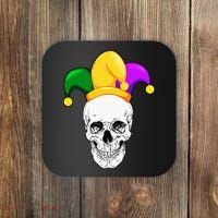 Mardi Gras Skull Parade Jester Coaster thumb 0