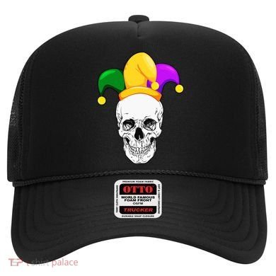 Mardi Gras Skull Parade Jester Hat