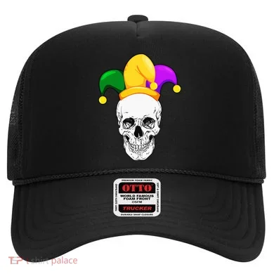 Mardi Gras Skull Parade Jester Hat