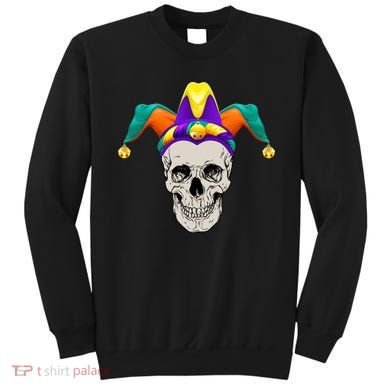 Mardi Gras Skull Party Hard Sweatshirt