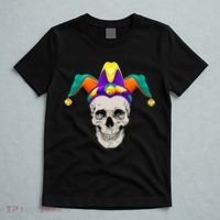 Mardi Gras Skull Party Hard T-Shirt thumb 5