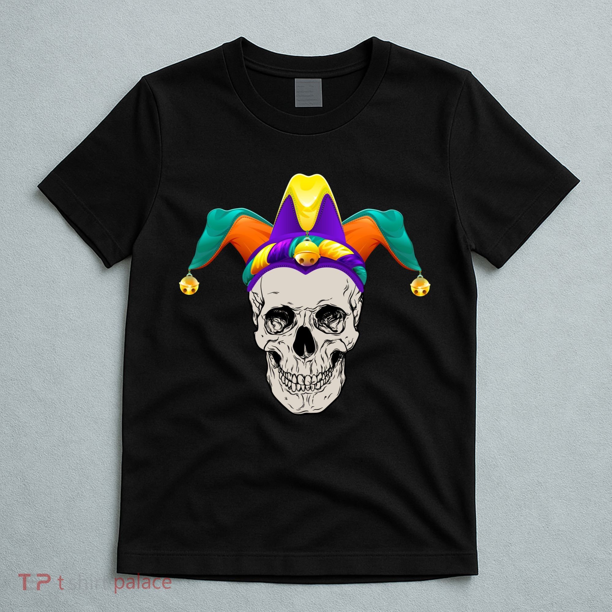 Mardi Gras Skull Party Hard T-Shirt