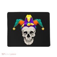 Mardi Gras Skull Party Hard Mousepad thumb 0
