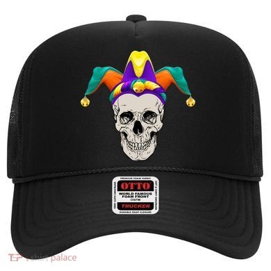 Mardi Gras Skull Party Hard Hat