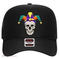 Mardi Gras Skull Party Hard Hat thumb 0