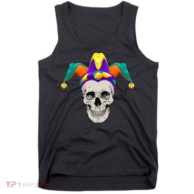 Mardi Gras Skull Party Hard Tank Top