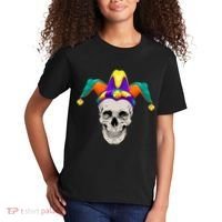 Mardi Gras Skull Party Hard Kids T-Shirt thumb 2