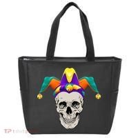 Mardi Gras Skull Party Hard Tote Bag thumb 0