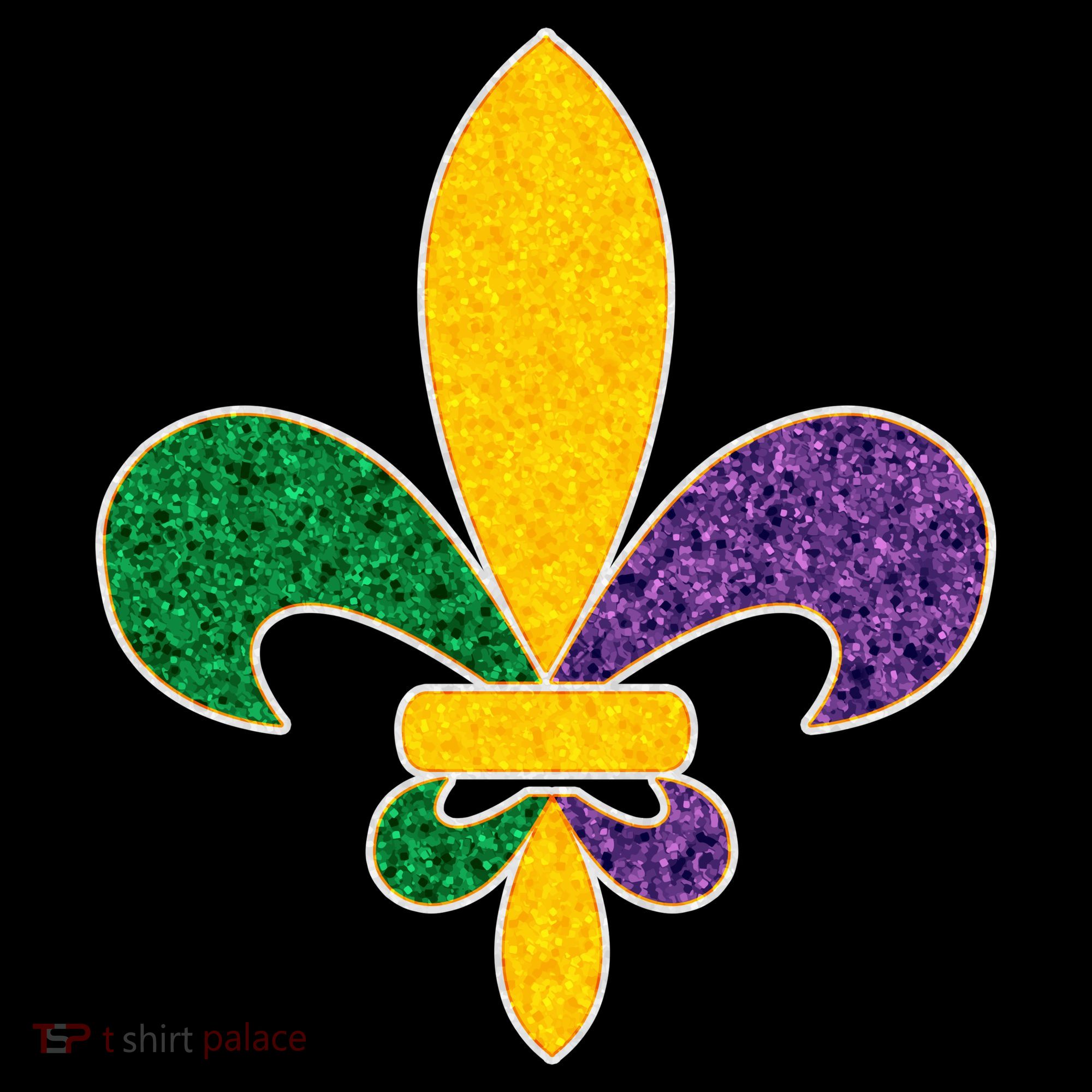 Mardi Gras Sparkle Fleur De Lis Bucket Hat