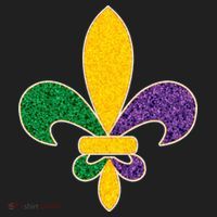 Mardi Gras Sparkle Fleur De Lis Beanie thumb 2