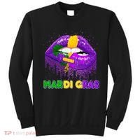 Mardi Gras Sparkle Lips Sweatshirt thumb 0