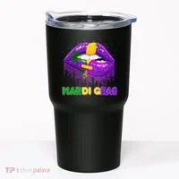 Mardi Gras Sparkle Lips Tumbler thumb 0