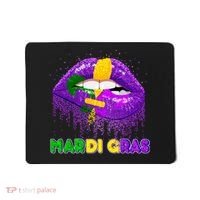 Mardi Gras Sparkle Lips Mousepad thumb 0