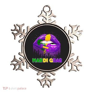 Mardi Gras Sparkle Lips Ornament