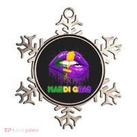 Mardi Gras Sparkle Lips Ornament thumb 0