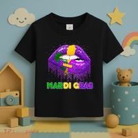 Mardi Gras Sparkle Lips Toddler T-Shirt thumb 3