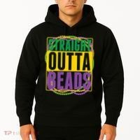 Mardi Gras Straight Outta Beads  Hoodie thumb 2
