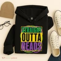 Mardi Gras Straight Outta Beads  Hoodie thumb 4