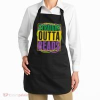 Mardi Gras Straight Outta Beads  Apron thumb 2