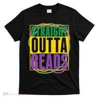 Mardi Gras Straight Outta Beads  T-Shirt thumb 0