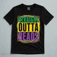 Mardi Gras Straight Outta Beads  T-Shirt thumb 5