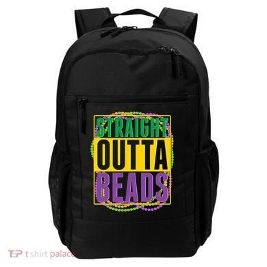 Mardi Gras Straight Outta Beads  Backpack