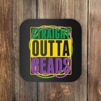 Mardi Gras Straight Outta Beads  Coaster thumb 0