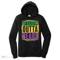 Mardi Gras Straight Outta Beads  Women's Hoodie thumb 0