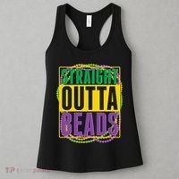 Mardi Gras Straight Outta Beads  Women's Tank Top thumb 3