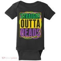 Mardi Gras Straight Outta Beads  Baby Bodysuit thumb 0