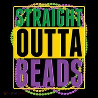 Mardi Gras Straight Outta Beads  Toddler Hoodie thumb 2