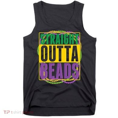 Mardi Gras Straight Outta Beads  Tank Top