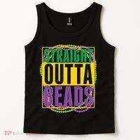 Mardi Gras Straight Outta Beads  Tank Top thumb 2