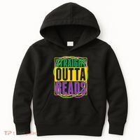Mardi Gras Straight Outta Beads  Kids Hoodie thumb 0