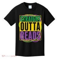 Mardi Gras Straight Outta Beads  Kids T-Shirt thumb 0