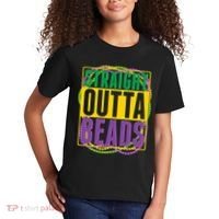 Mardi Gras Straight Outta Beads  Kids T-Shirt thumb 2