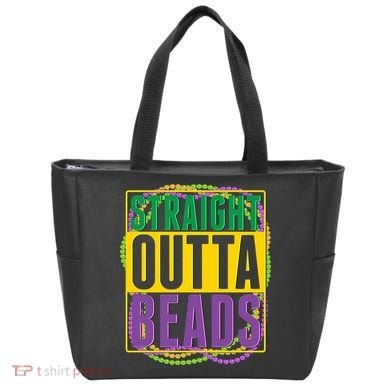 Mardi Gras Straight Outta Beads  Tote Bag