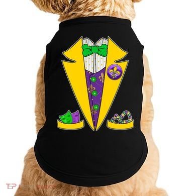 Mardi Gras Tuxedo Doggie Tank