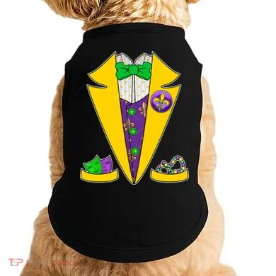 Mardi Gras Tuxedo Doggie Tank