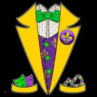 Mardi Gras Tuxedo Coffee Mug thumb 5