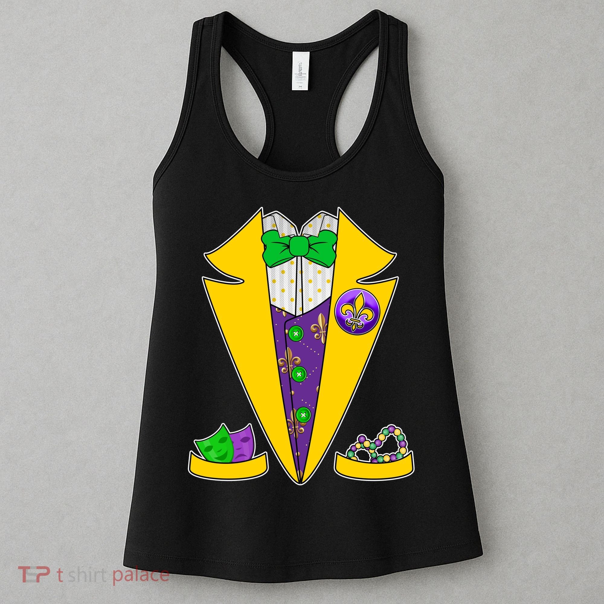 Mardi Gras Tuxedo Women's Tank Top