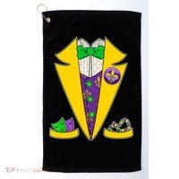 Mardi Gras Tuxedo Golf Towel thumb 0