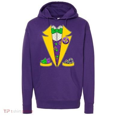 Mardi Gras Tuxedo Hoodie