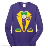 Mardi Gras Tuxedo Long Sleeve Shirt thumb 0