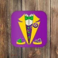 Mardi Gras Tuxedo Coaster thumb 0