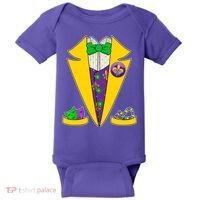 Mardi Gras Tuxedo Baby Bodysuit thumb 0