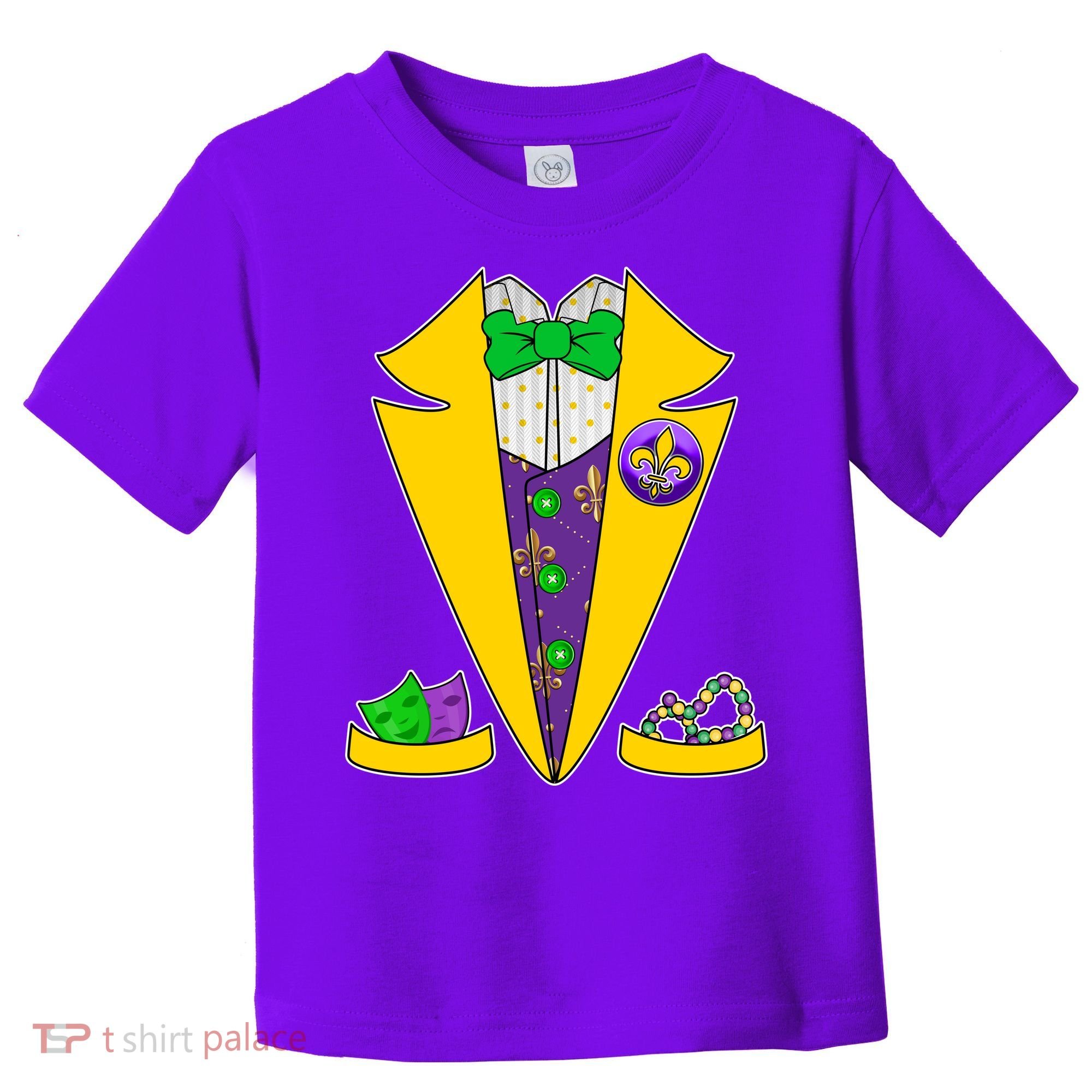 Mardi Gras Tuxedo Toddler T-Shirt