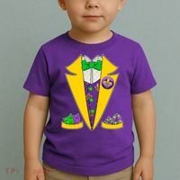 Mardi Gras Tuxedo Toddler T-Shirt thumb 2