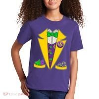 Mardi Gras Tuxedo Kids T-Shirt thumb 2