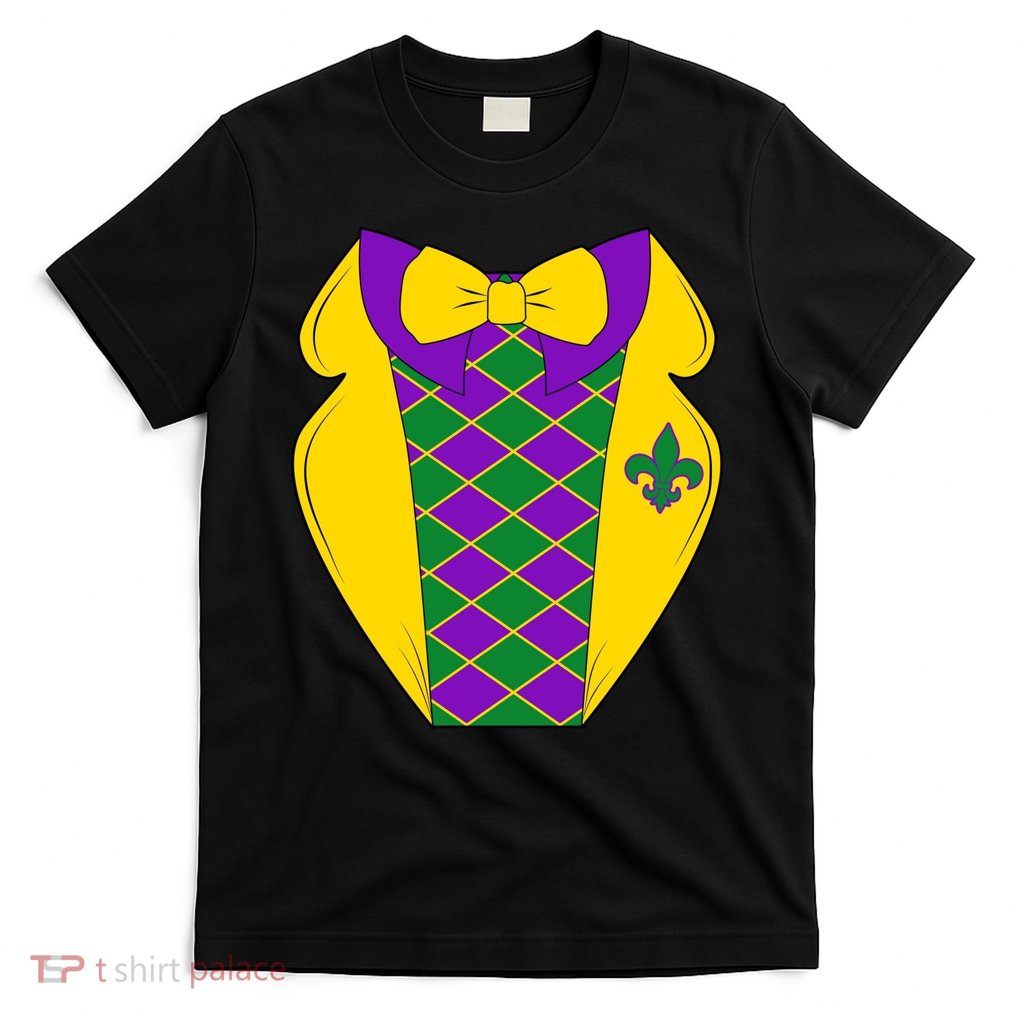 Mardi Gras Tuxedo Party Tux T-Shirt